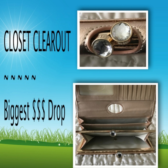 Handbags - Rose Gold Minaudière Kissing Lock Clutch Purse Bag